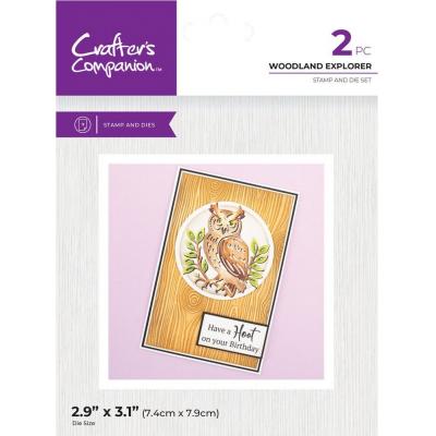Crafter's Companion Stamp & Die - Woodland Explorer